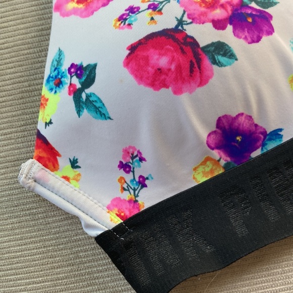 Pink victoria’s Secret 32 a floral bra - Picture 3 of 8